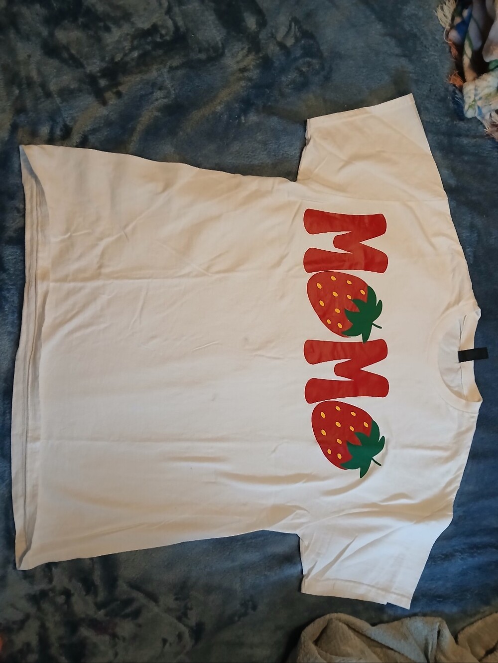 Women’s White Strawberry Graphic Tee